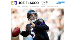 Desktop Screenshot of joeflacco5.com